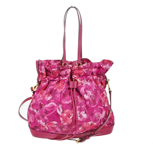 Louis Vuitton Noefull Handbag Ikat Nylon, Pink, Nylon, Shoulder Bag