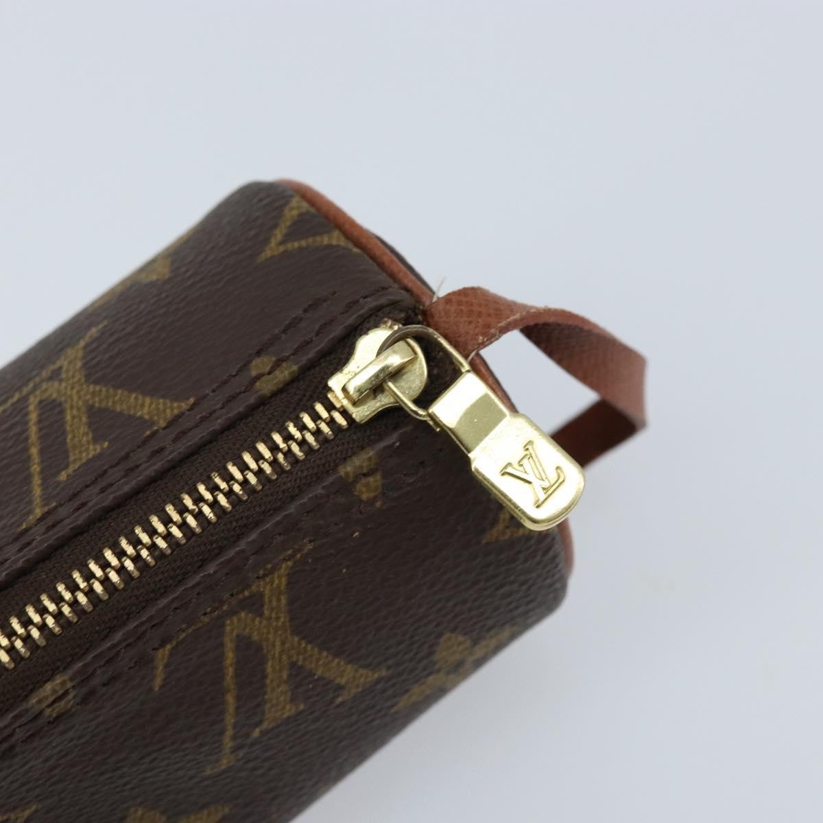 Louis Vuitton Papillon Pochette Monogram Canvas, BROWN, CANVAS, Clutche & pouche