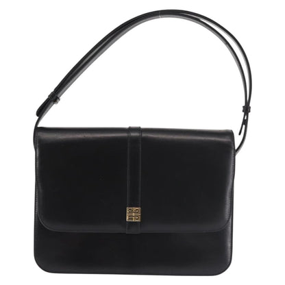 Givenchy Vintage 4G shoulder bag Leather, BLACK, LEATHER, Shoulder bag
