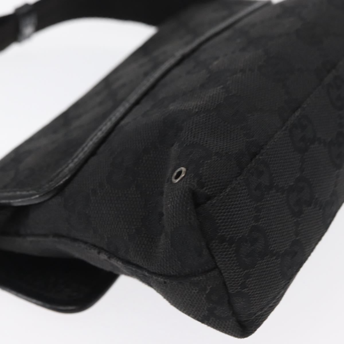 Gucci Vintage Jackie Waist Bag GG Canvas, BLACK, CANVAS, Shoulder bag