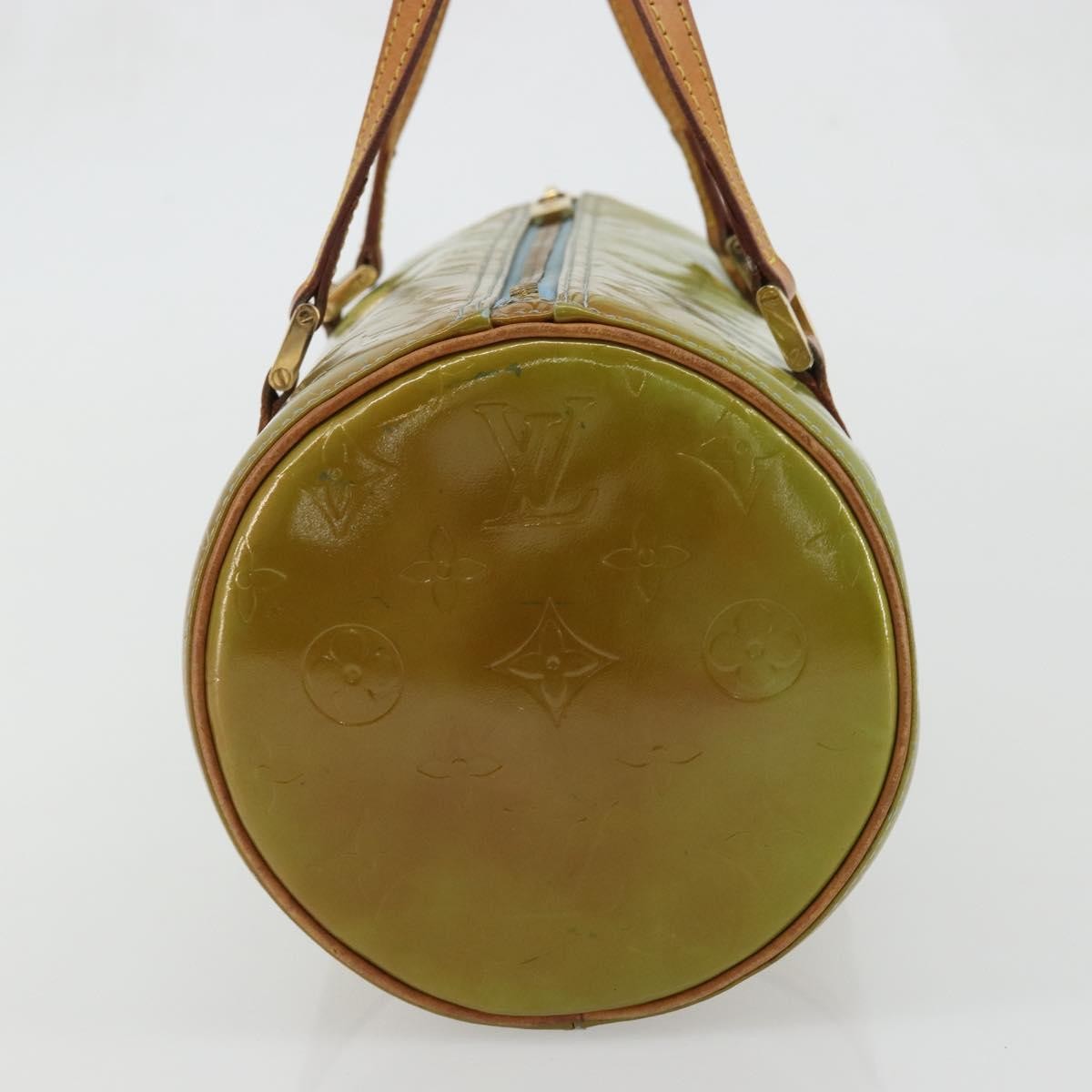 Louis Vuitton Bedford Handbag Monogram Vernis, Green, Patent Leather, Handbag