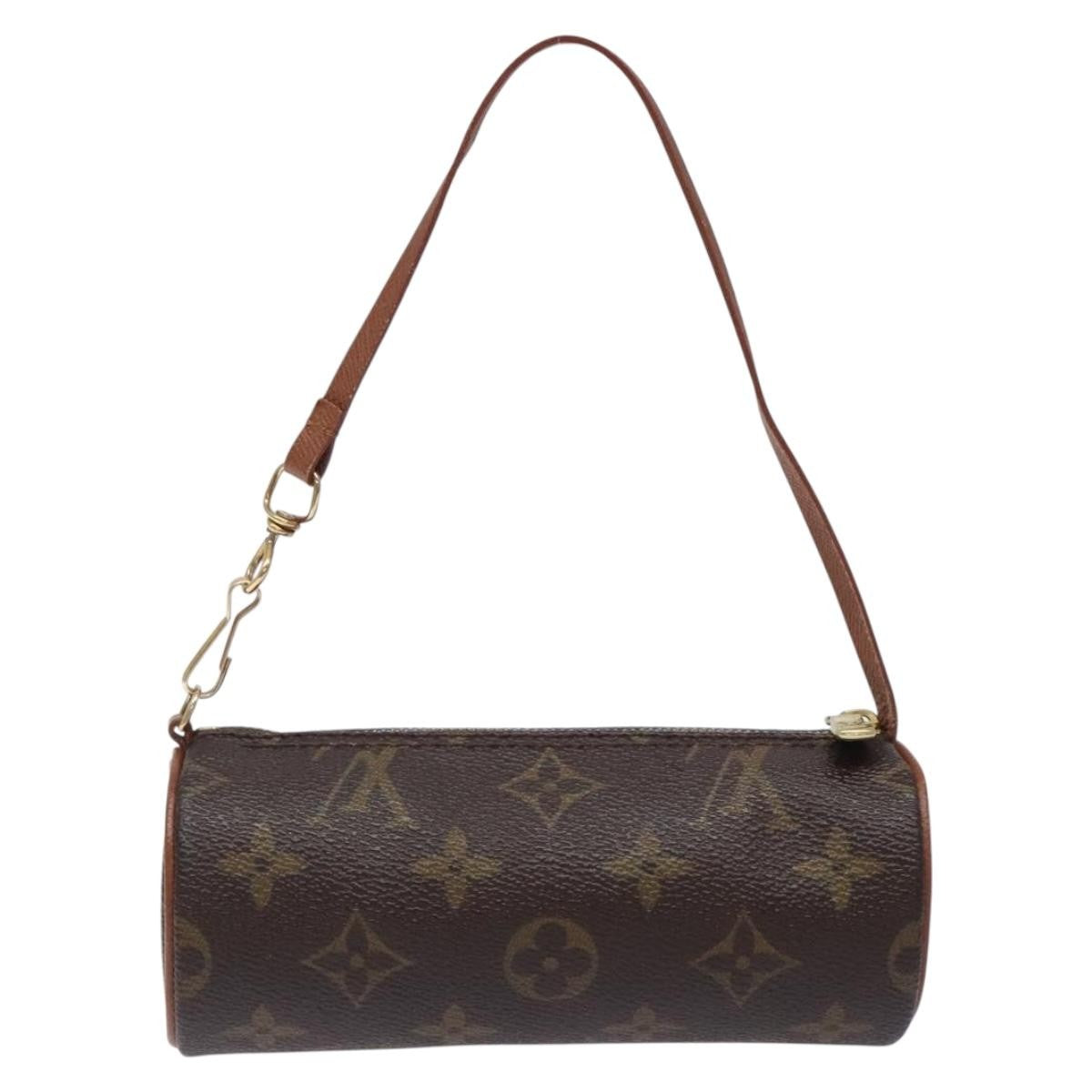 Louis Vuitton Papillon Pochette Monogram Canvas, BROWN, CANVAS, Handbag