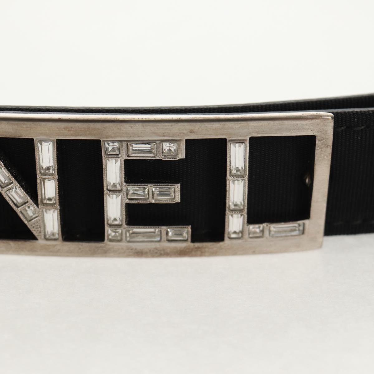 Chanel Logo Belt Leather, BLACK, LEATHER, Belts