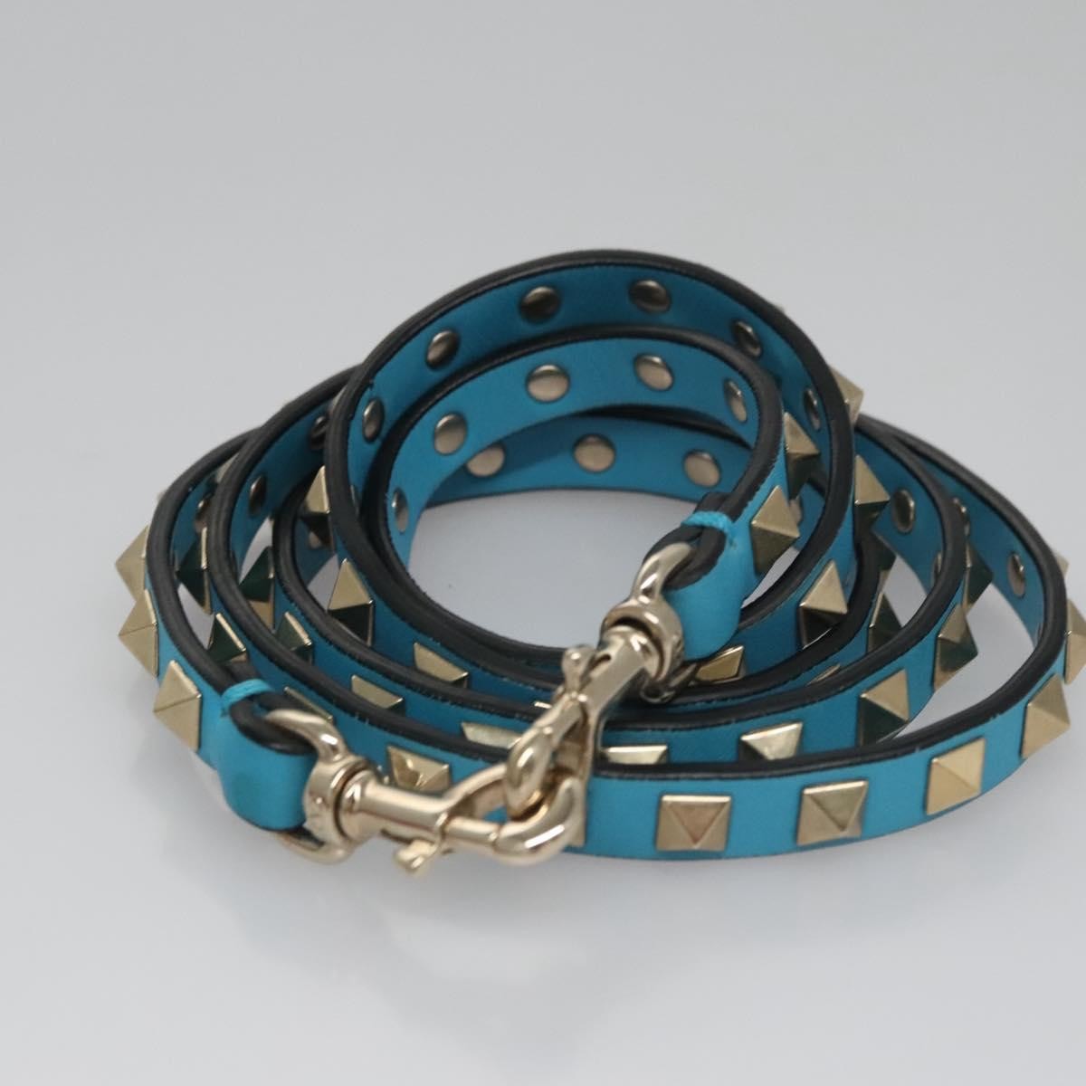 Valentino Garavani Rockstud Tote Soft Leather, BLUE, LEATHER, Tote bag