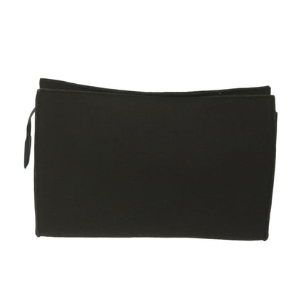 Hermes Vintage Clutch Wool, BROWN, WOOL, Clutche & pouche