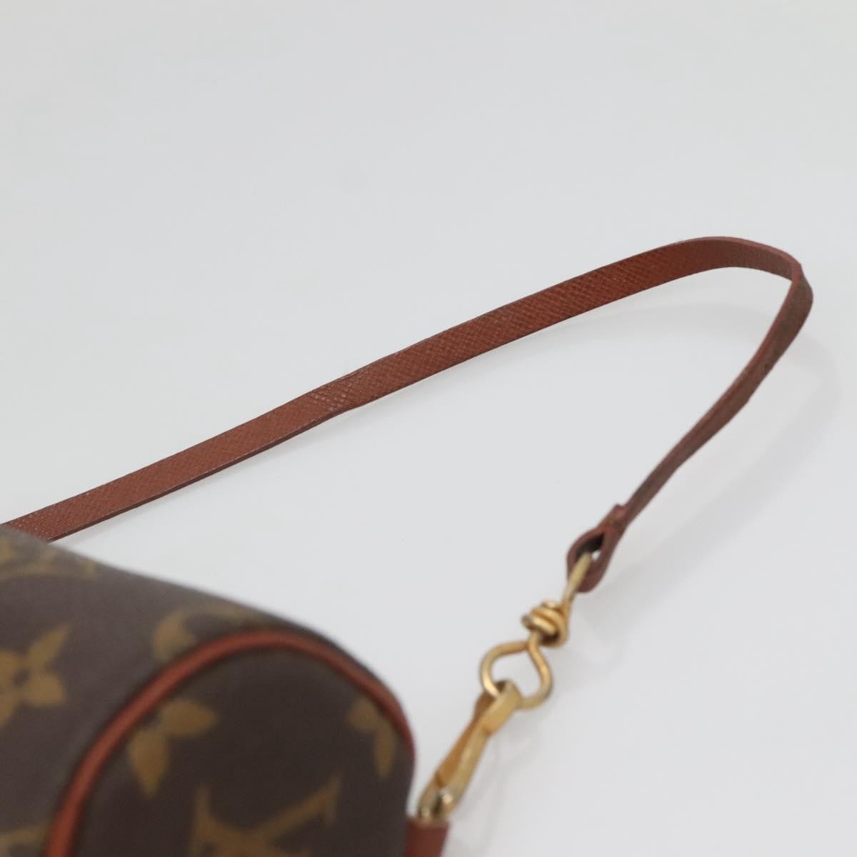 Louis Vuitton Papillon Pochette Monogram Canvas, BROWN, CANVAS, Clutche & pouche