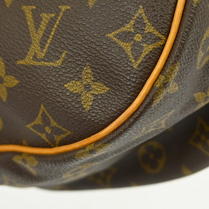 Louis Vuitton Saumur Handbag Monogram Canvas, Brown, Canvas, Shoulder Bag