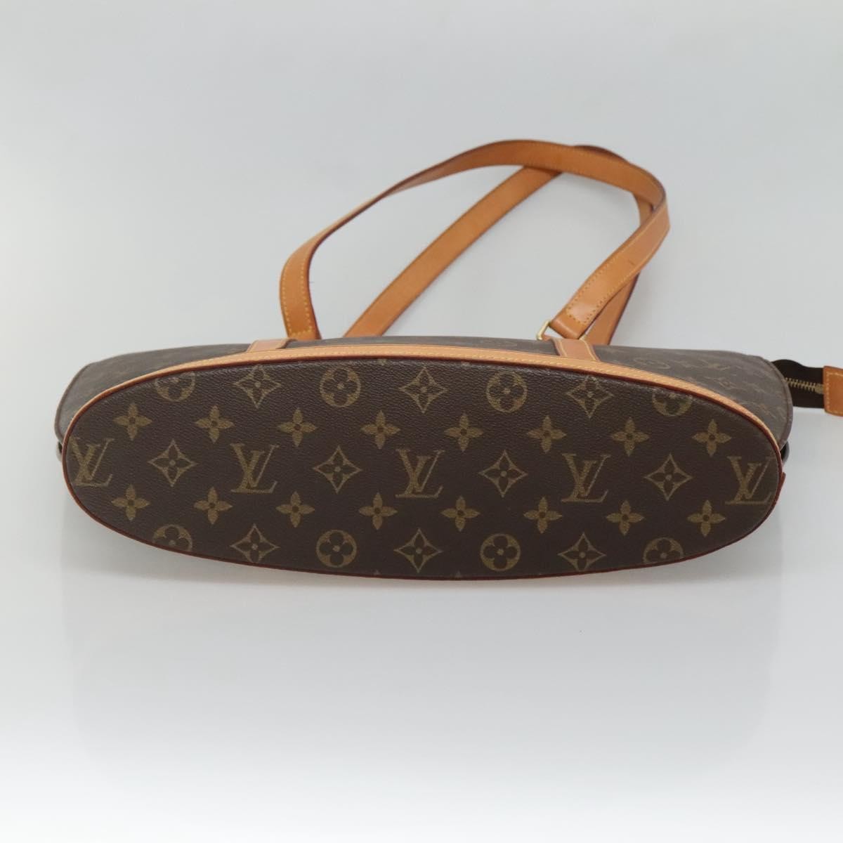 Louis Vuitton Babylone Handbag Monogram Canvas, BROWN, CANVAS, Tote bag