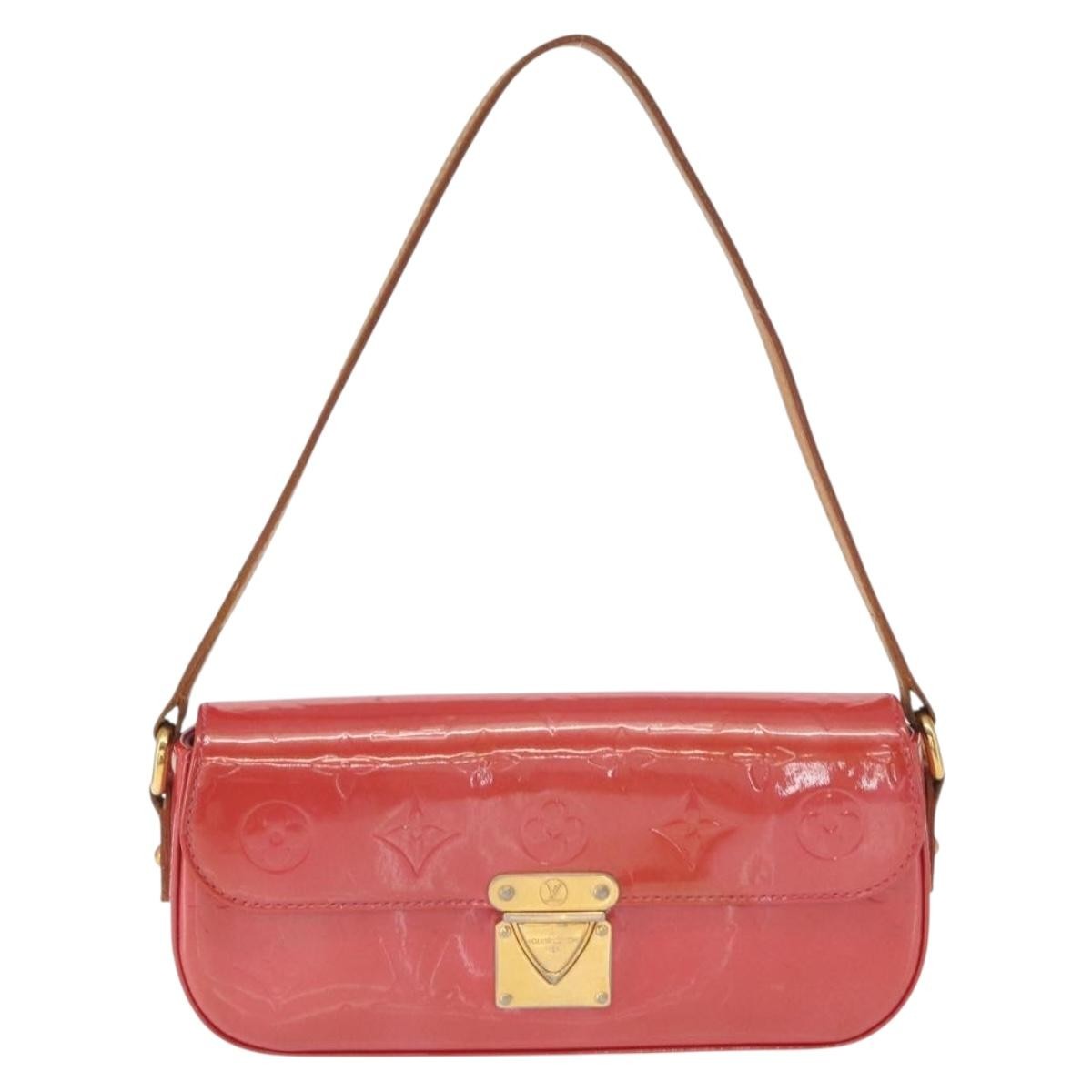 Louis Vuitton Malibu Street Handbag Monogram Vernis, RED, PATENT_LEATHER, Shoulder bag