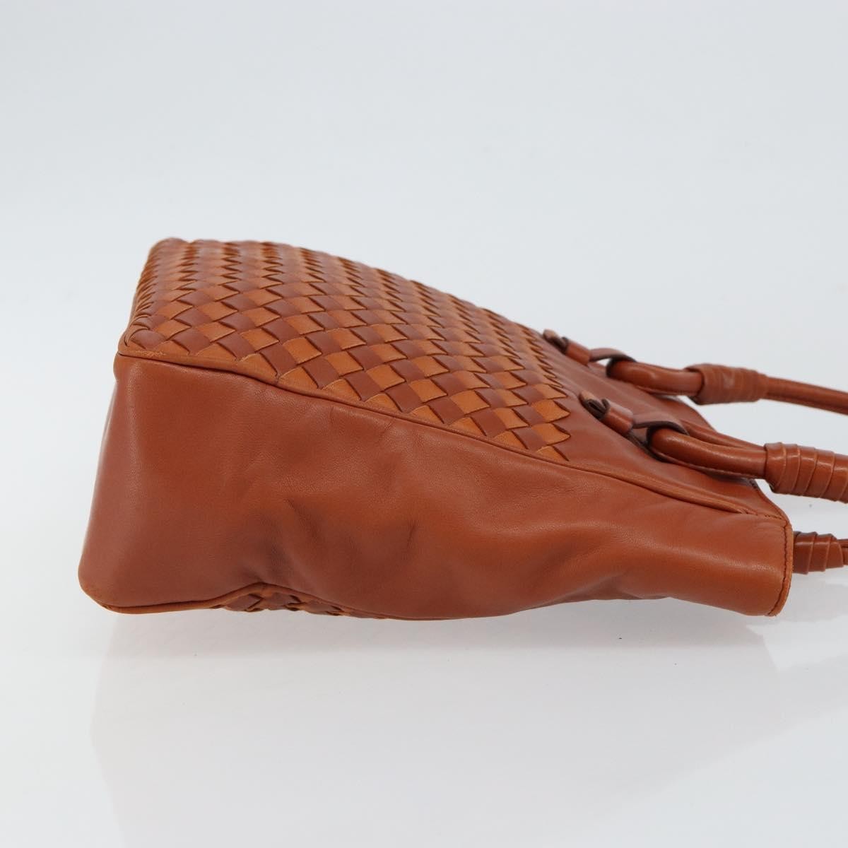 Bottega Veneta Parachute Handle Bag Intrecciato Leather, BROWN, LEATHER, Tote bag