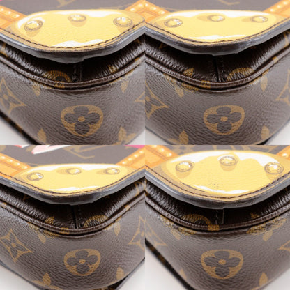 Louis Vuitton Pochette Metis Limited Edition Summer Trunks Monogram Canvas, BROWN, CANVAS, Shoulder bag