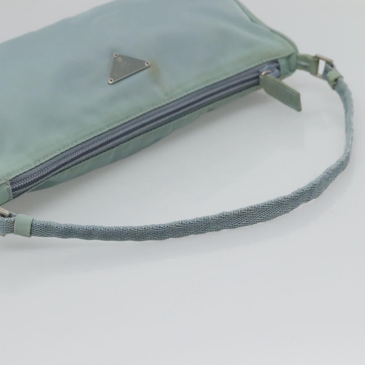 Prada Pochette Shoulder Bag Tessuto, BLUE, NYLON, Clutche & pouche