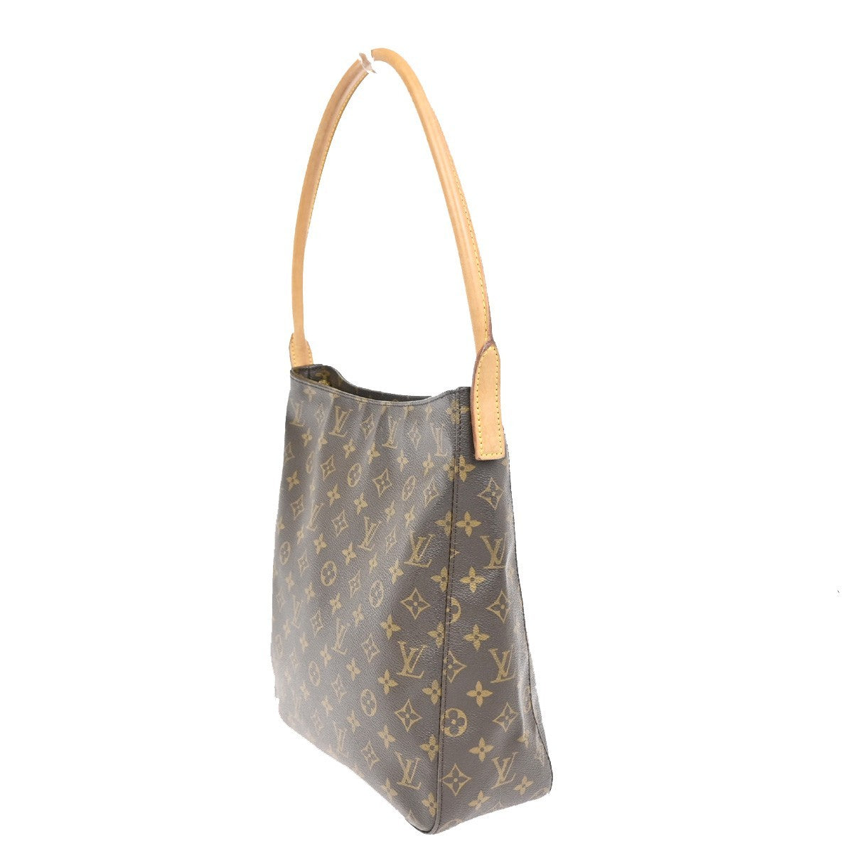 Louis Vuitton Looping Handbag Monogram Canvas, BROWN, CANVAS, Shoulder bag