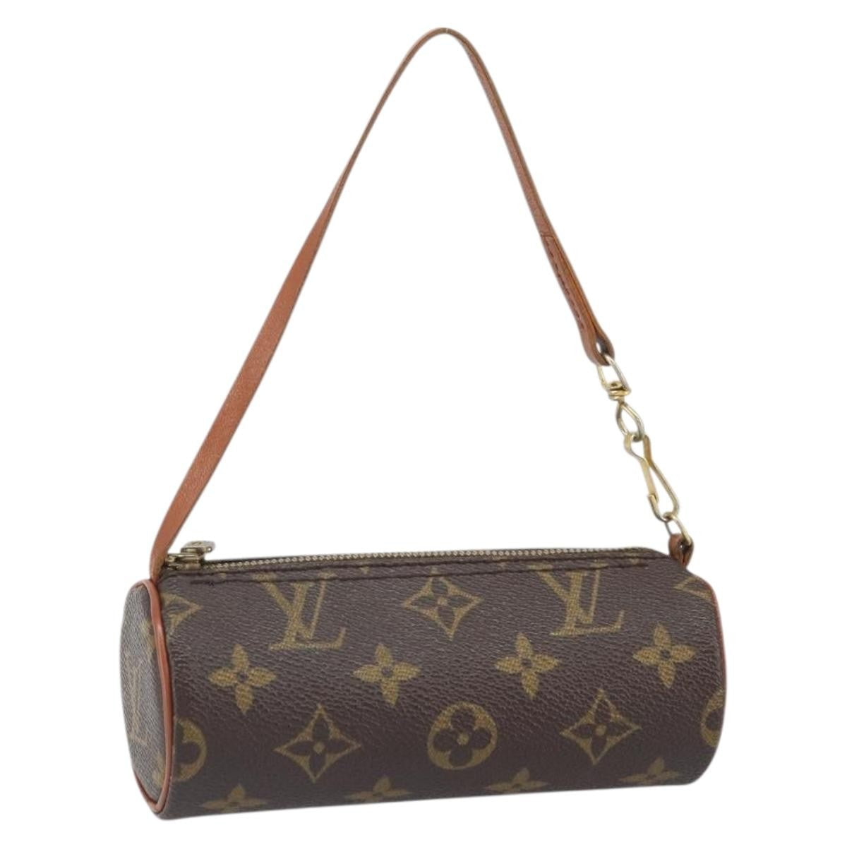 Louis Vuitton Papillon Pochette Monogram Canvas, BROWN, CANVAS, Clutche & pouche