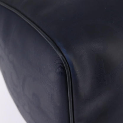 Christian Dior Lady Dior Boston Bag Canvas, NAVY, CANVAS, Travel bag