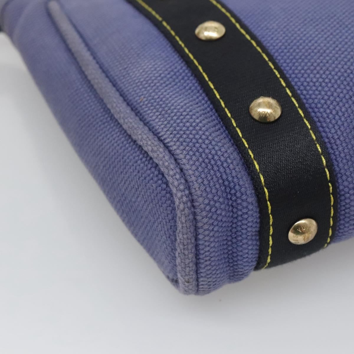 Louis Vuitton Antigua Tote Canvas, BLUE, CANVAS, Tote bag