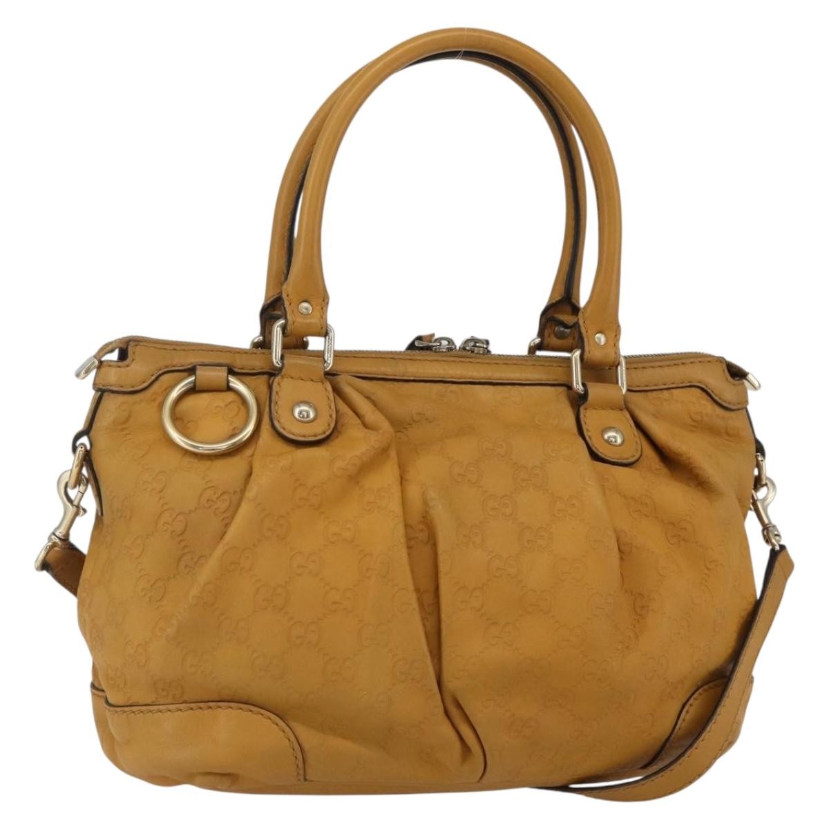 Gucci Sukey Top Handle Satchel Guccissima Leather, BROWN, LEATHER, Tote bag