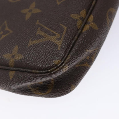 Louis Vuitton Pochette Accessoires Monogram Canvas, BROWN, CANVAS, Clutche & pouche