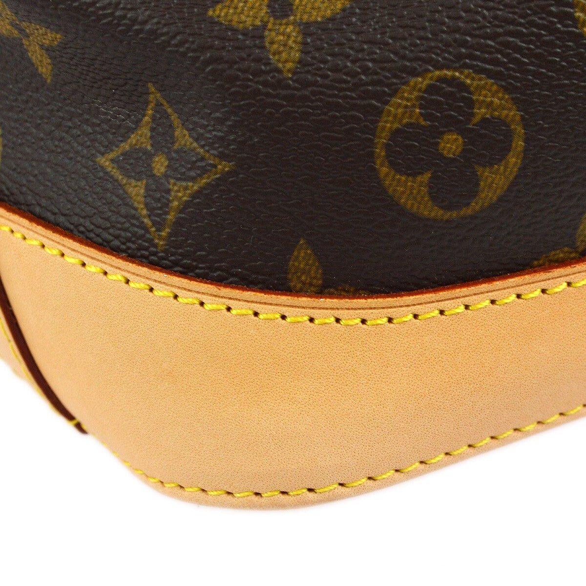 Louis Vuitton Lockit Handbag Monogram Canvas, BROWN, CANVAS, Tote bag