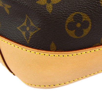 Louis Vuitton Lockit Handbag Monogram Canvas, BROWN, CANVAS, Tote bag