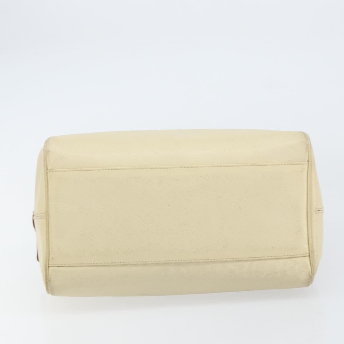 Prada Vintage Handbag Leather, BEIGE, LEATHER, Handbag