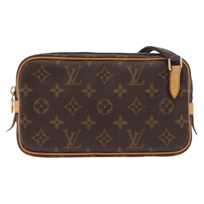 Louis Vuitton Pochette Marly Bandouliere Bag Monogram Canvas, Brown, Canvas, Clutch