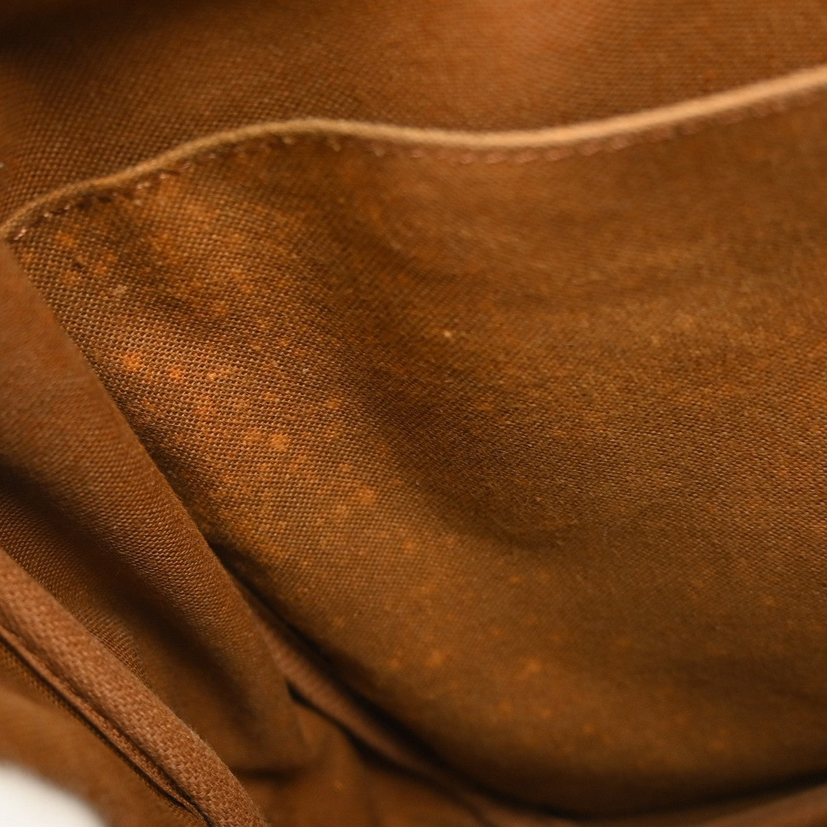 Louis Vuitton Saumur Handbag Monogram Canvas, Brown, Canvas, Shoulder Bag