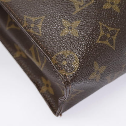 Louis Vuitton Toiletry Pouch Monogram Canvas, BROWN, CANVAS, Clutche & pouche