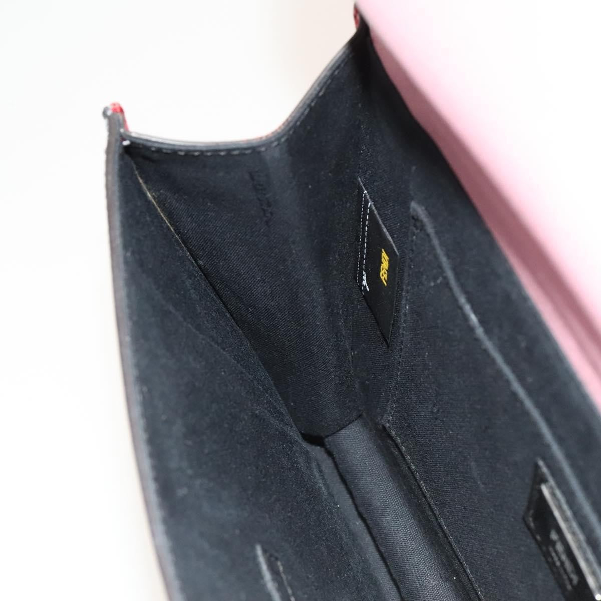 Fendi Demi Jour Satchel Leather, GRAY, LEATHER, Handbag