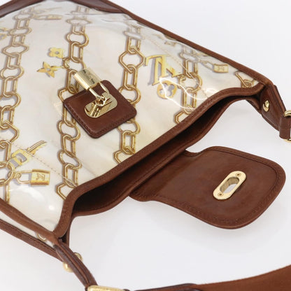 Louis Vuitton Charms Musette Handbag PVC Over Printed Silk, White, Plastic, Shoulder Bag