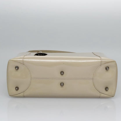Christian Dior Pearl Lady Dior Bag Patent leather, BEIGE, PATENT_LEATHER, Handbag