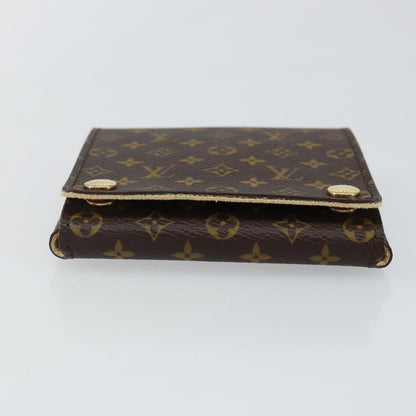 Louis Vuitton CASE JEWELRY BOX Canvas, BROWN, CANVAS, Wallets