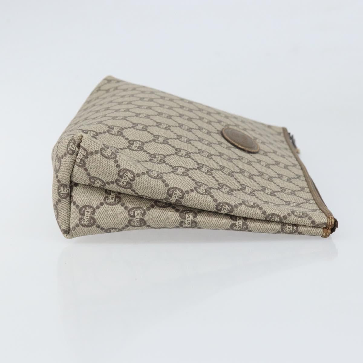 Gucci GG Plus Supreme Pouch Canvas, BEIGE, CANVAS, Clutche & pouche