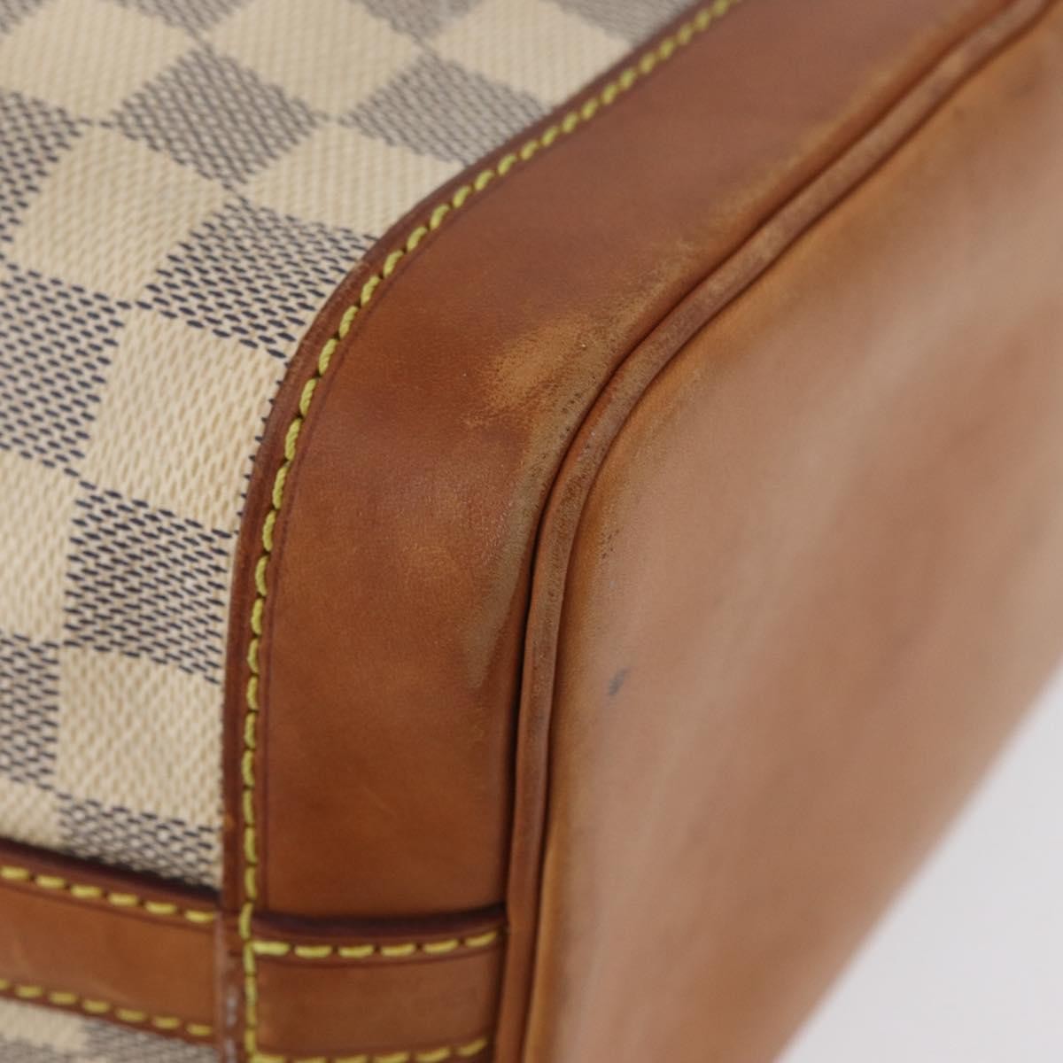 Louis Vuitton Noe Handbag Damier, Beige, Canvas, Shoulder Bag