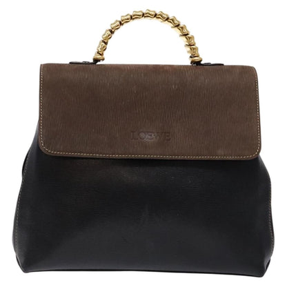Loewe Vintage Velazquez Top Handle Bag Leather, BROWN, LEATHER, Handbag