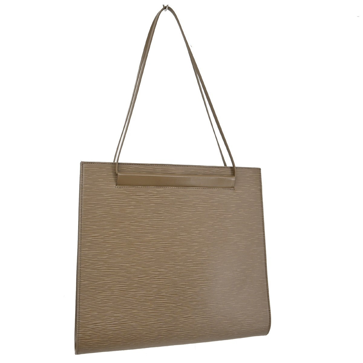 Louis Vuitton Saint Tropez Handbag Epi Leather, Gray, Leather, Shoulder Bag