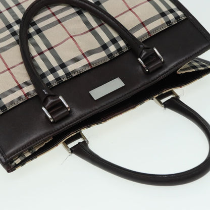 Burberry Nova Check Tote canvas check pattern, BEIGE, CANVAS, Tote bag