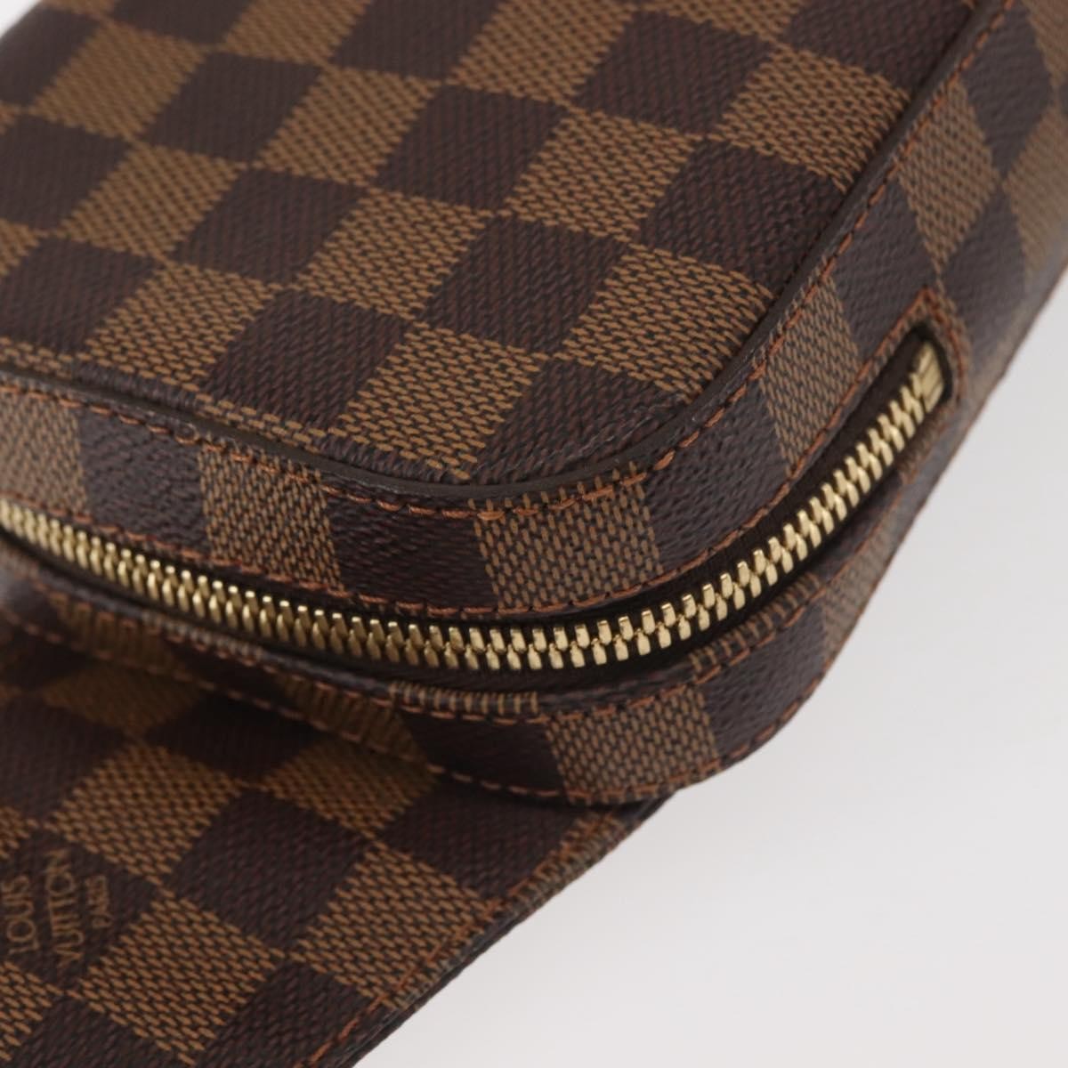 Louis Vuitton Geronimos Waist Bag Damier, BROWN, CANVAS, Shoulder bag