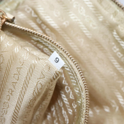 Prada Vintage Handbag Tessuto, Beige, Nylon, Handbag