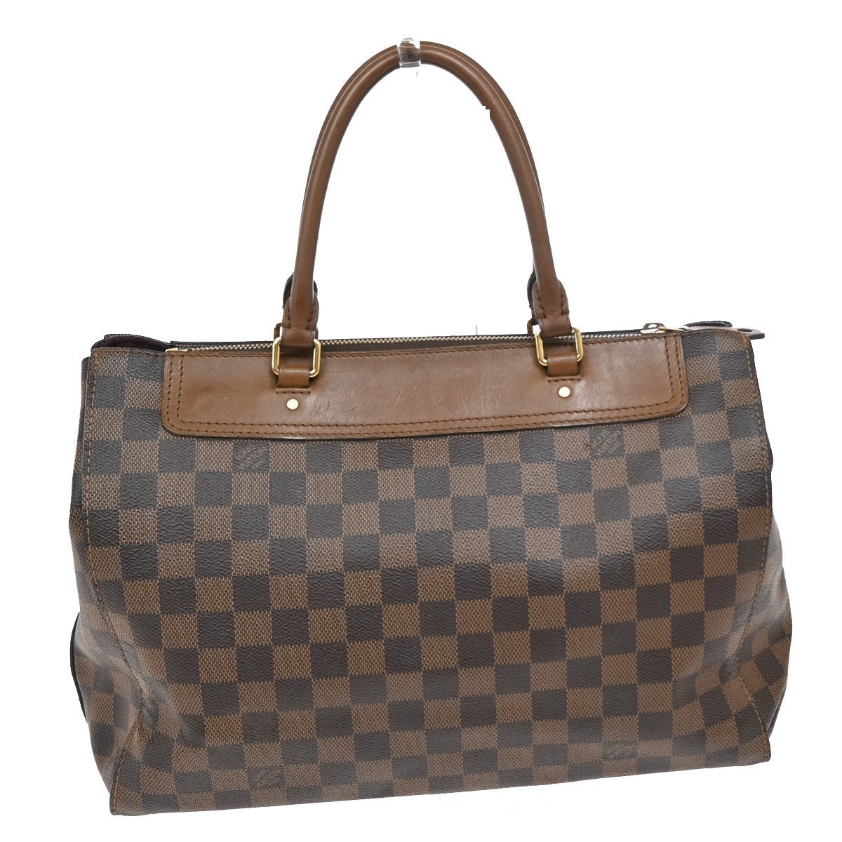 Louis Vuitton Greenwich Bag Damier, BROWN, CANVAS, Handbag