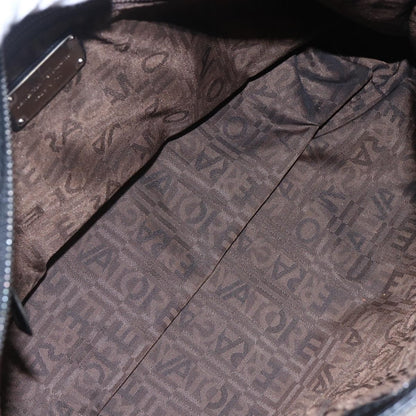 Salvatore Ferragamo Gancini Tote Leather, BLACK, LEATHER, Tote bag