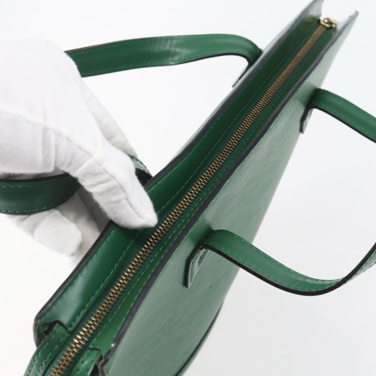 Louis Vuitton Saint Jacques Handbag Epi Leather, GREEN, LEATHER, Shoulder bag