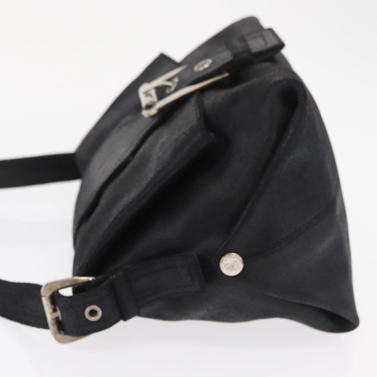 Celine Vintage Shoulder Bag Leather, BLACK, LEATHER, Shoulder bag
