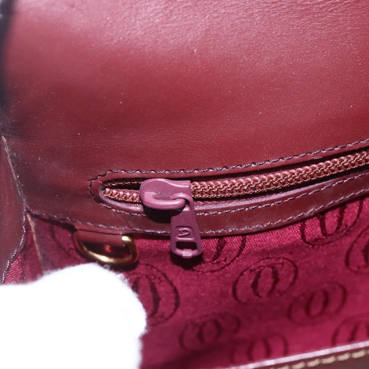 cartier Must de Cartier Shoulder Bag Leather, BURGUNDY, LEATHER, Shoulder bag