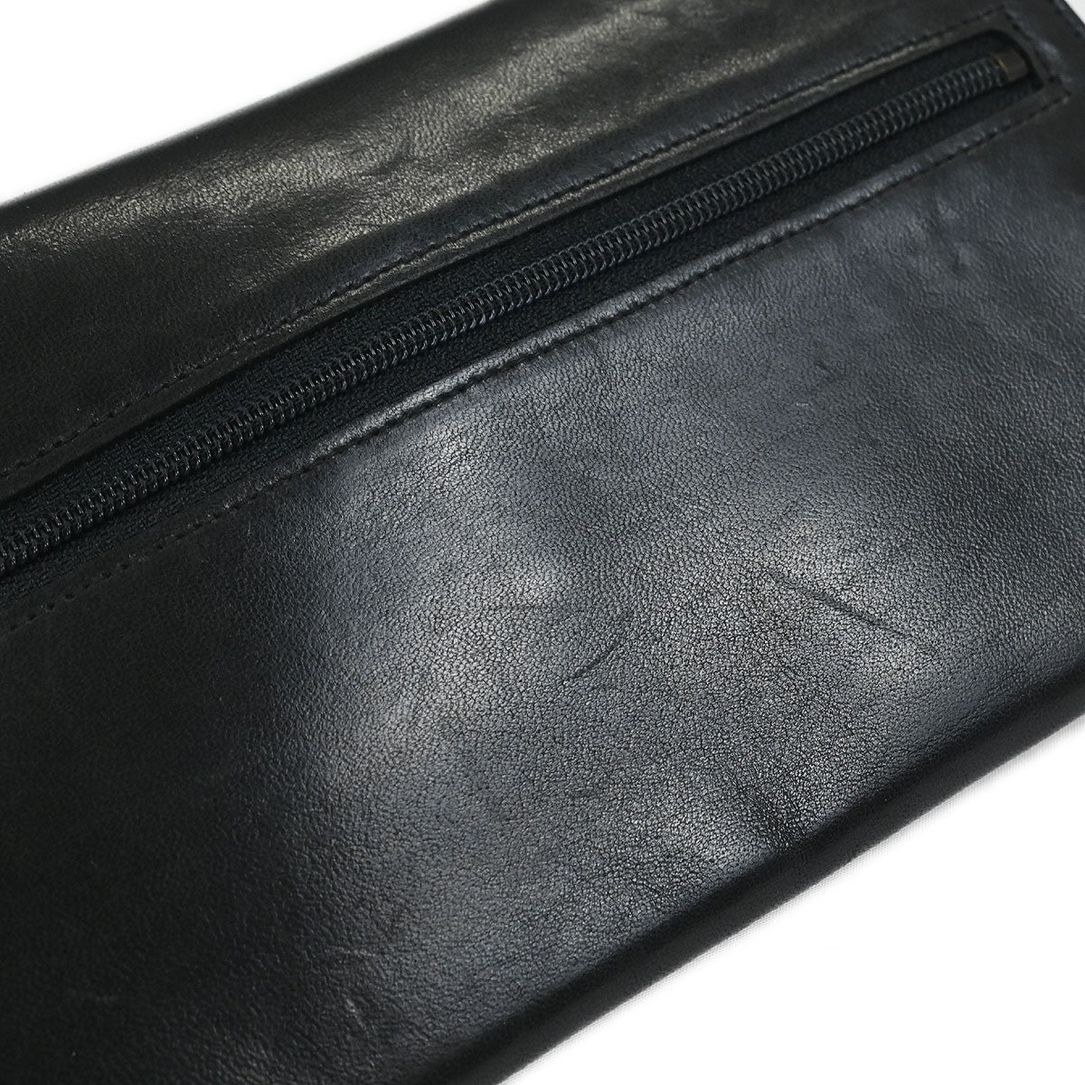 Chanel Vintage CC Flap Wallet Leather, BLACK, LEATHER, Wallets