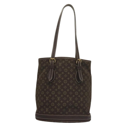 Louis Vuitton Bucket Bag Canvas, BROWN, CANVAS, Handbag