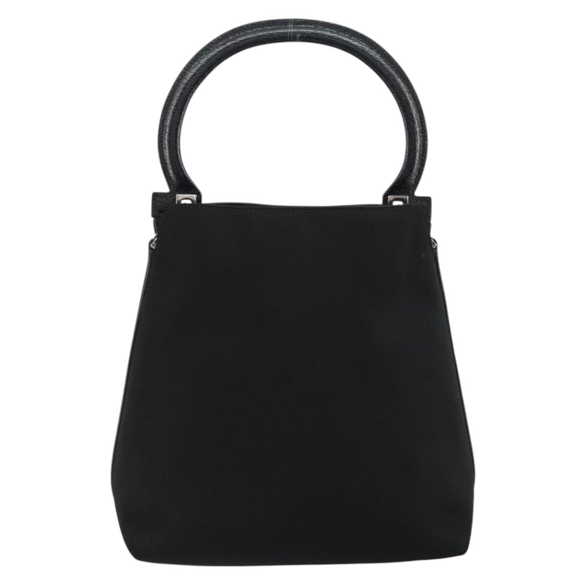 Salvatore Ferragamo Vintage Handbag Nylon, Black, Nylon, Handbag