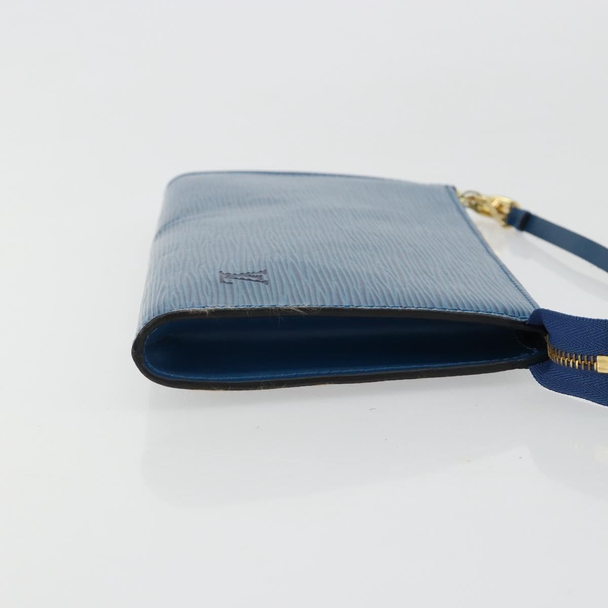 Louis Vuitton Pochette Accessoires Epi Leather, Blue, Leather, Clutch