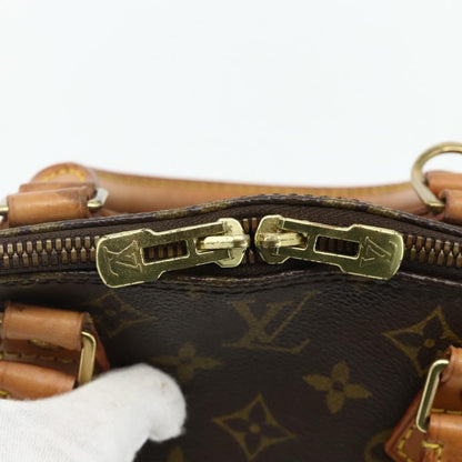 Louis Vuitton Alma Handbag Monogram Canvas, Brown, Canvas, Handbag