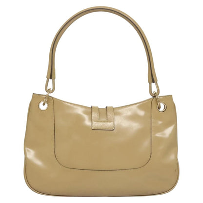 Gucci Vintage Jackie Handbag Leather, BEIGE, LEATHER, Handbag